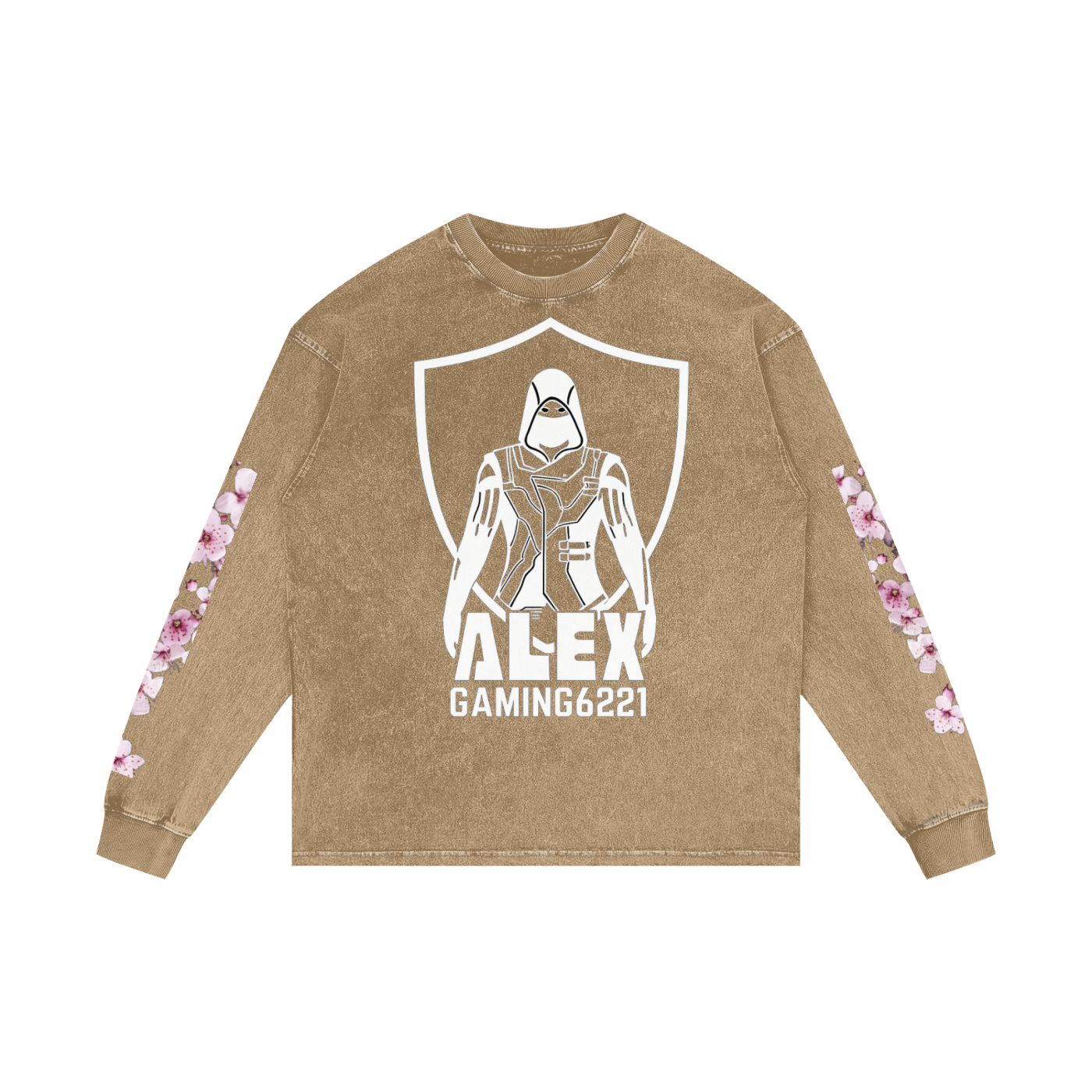 Acid Wash Oversize Long Sleeve T-Shirt