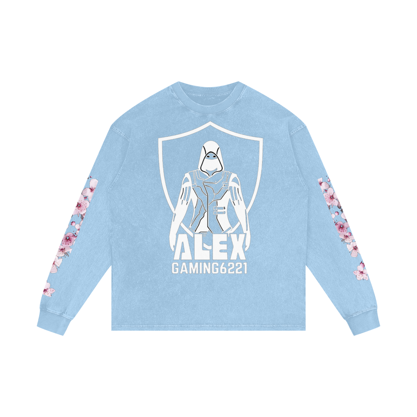 Acid Wash Oversize Long Sleeve T-Shirt