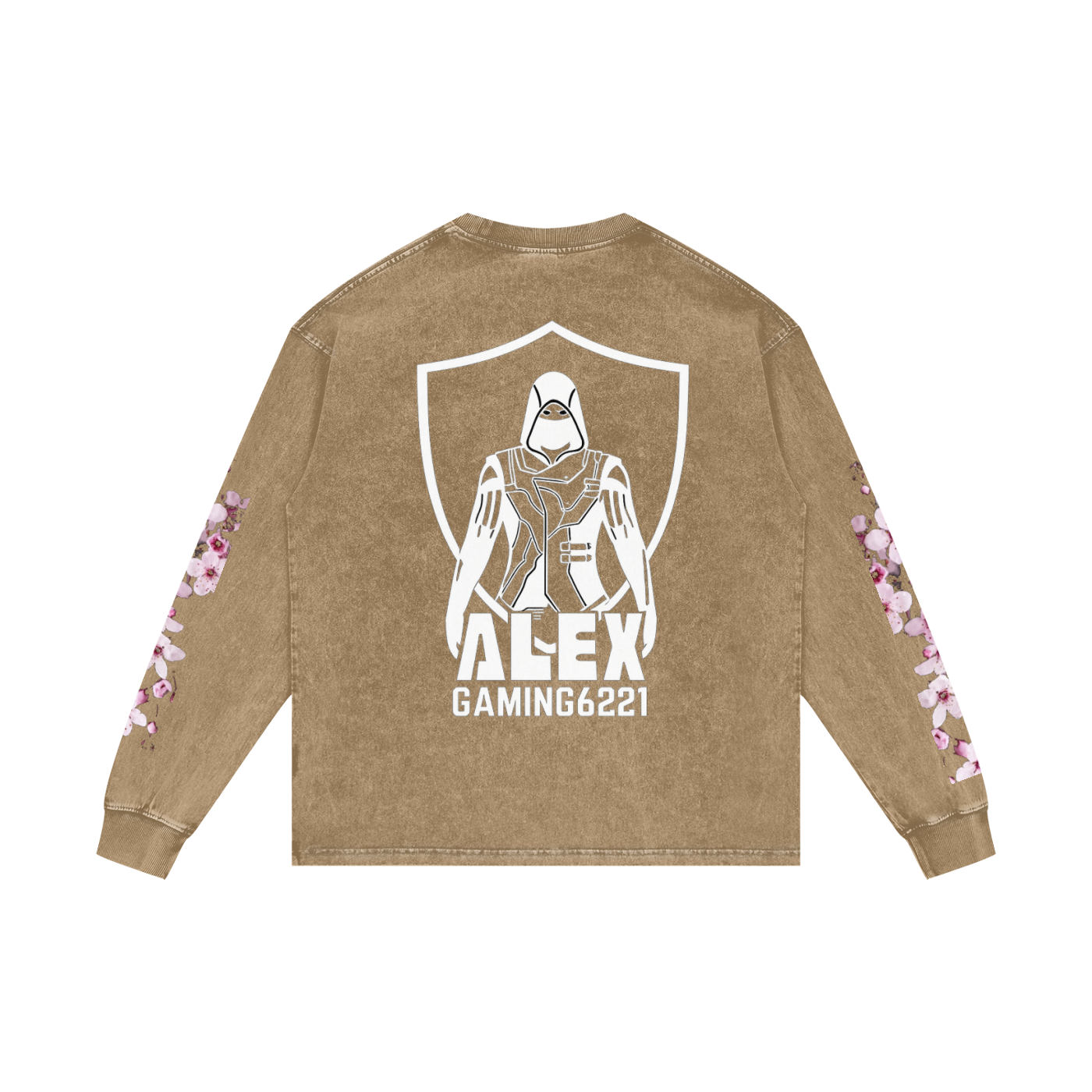 Acid Wash Oversize Long Sleeve T-Shirt