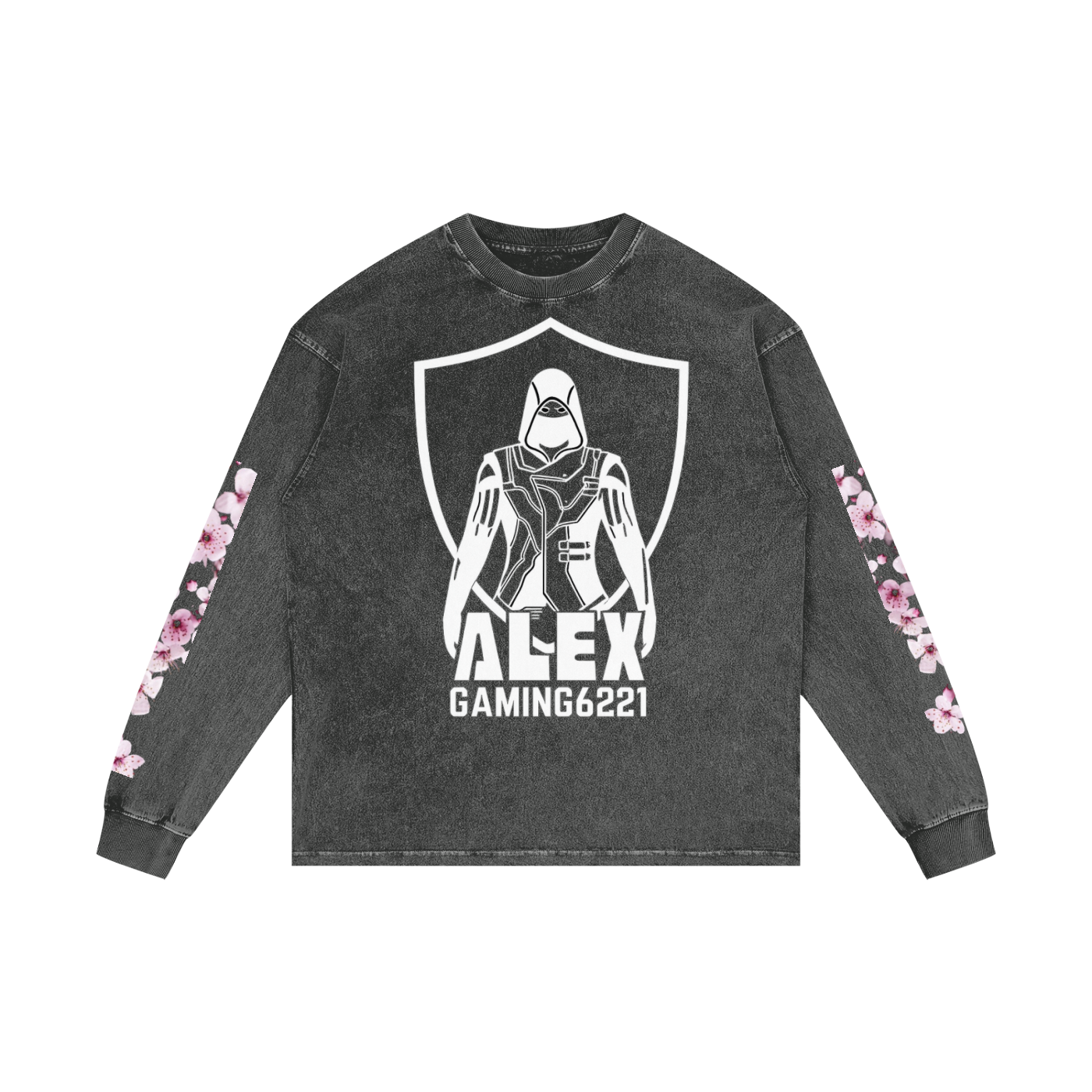 Acid Wash Oversize Long Sleeve T-Shirt