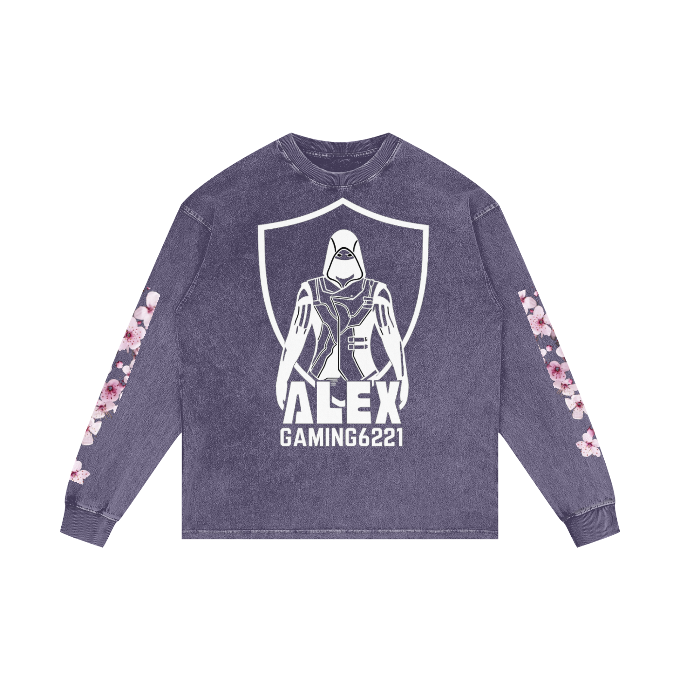Acid Wash Oversize Long Sleeve T-Shirt