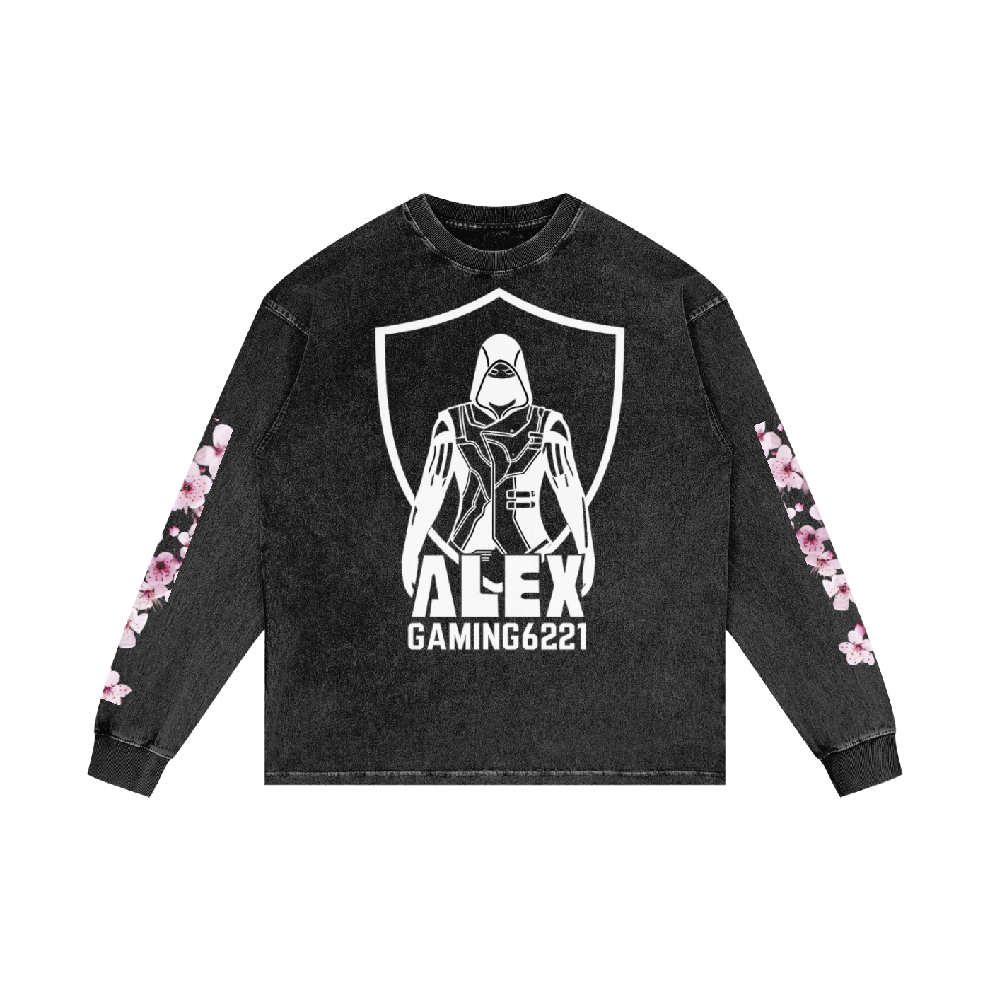 Acid Wash Oversize Long Sleeve T-Shirt
